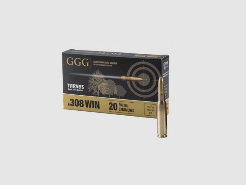GGG-munitie cal. 308Win HPBT GPX17 (190GRN) (1009118), afbeelding 1 van 2