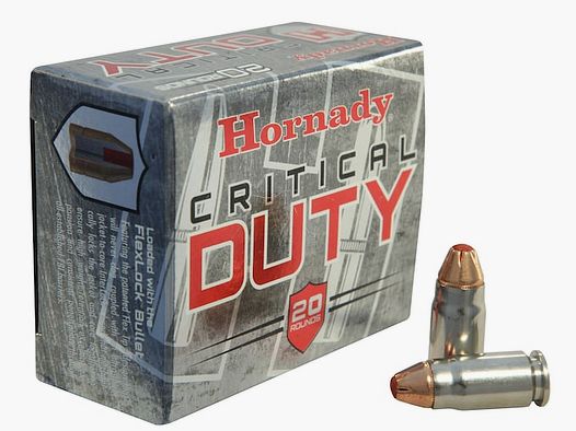 Hornady Critical Duty 9mm Luger 135GR FlexLock 25 Patronen