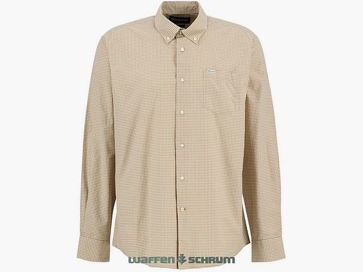 Barbour Hemd Finwell Gingham Regular Stone