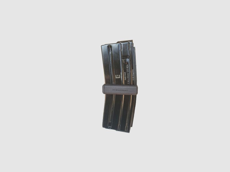 ISSPROTECTION TRADE MAGAZINE COUPLER WITH 2X E-LANDER 10R 5.56 X 45 MM / .223 REM STEEL MAGAZINES