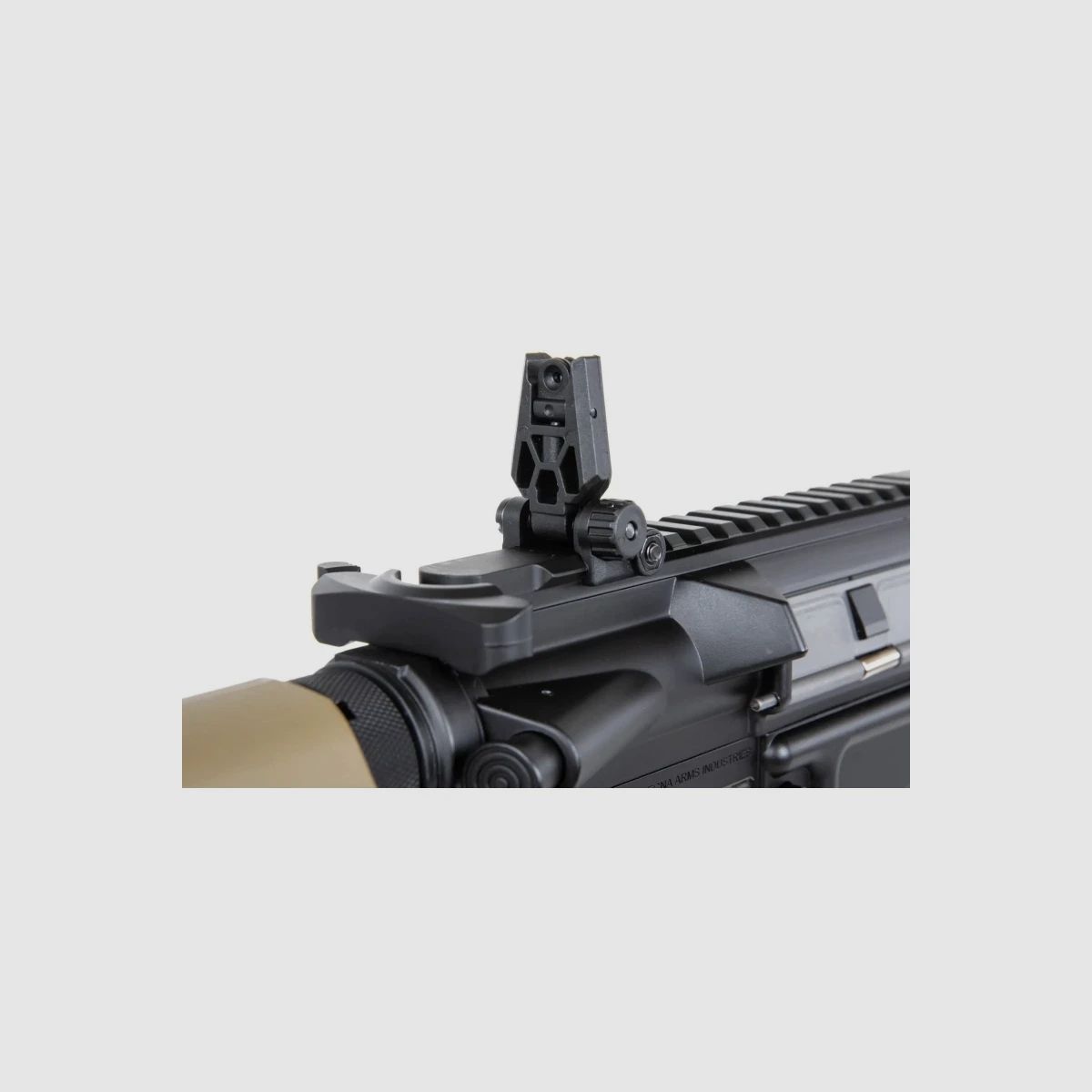 SA M4 Carbine M-LOK (SA-P20 PRIME™ Aster II ETU BLDC™) Rifle Airsoft Libre a partir de 18 - Negro/Tan -F-