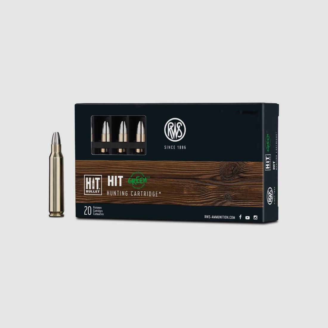 RWS .223 Rem. HIT 2,6g/40gr, Bild 1 von 3