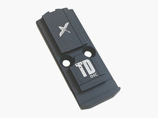 FORWARD CONTROLS DESIGN PLATE WITH RSD FORWARD CONTROLS DESIGN MILSPEC M17/M18 OPTIC MOUNTING PLATE, REAR SIGHT DOVETAIL