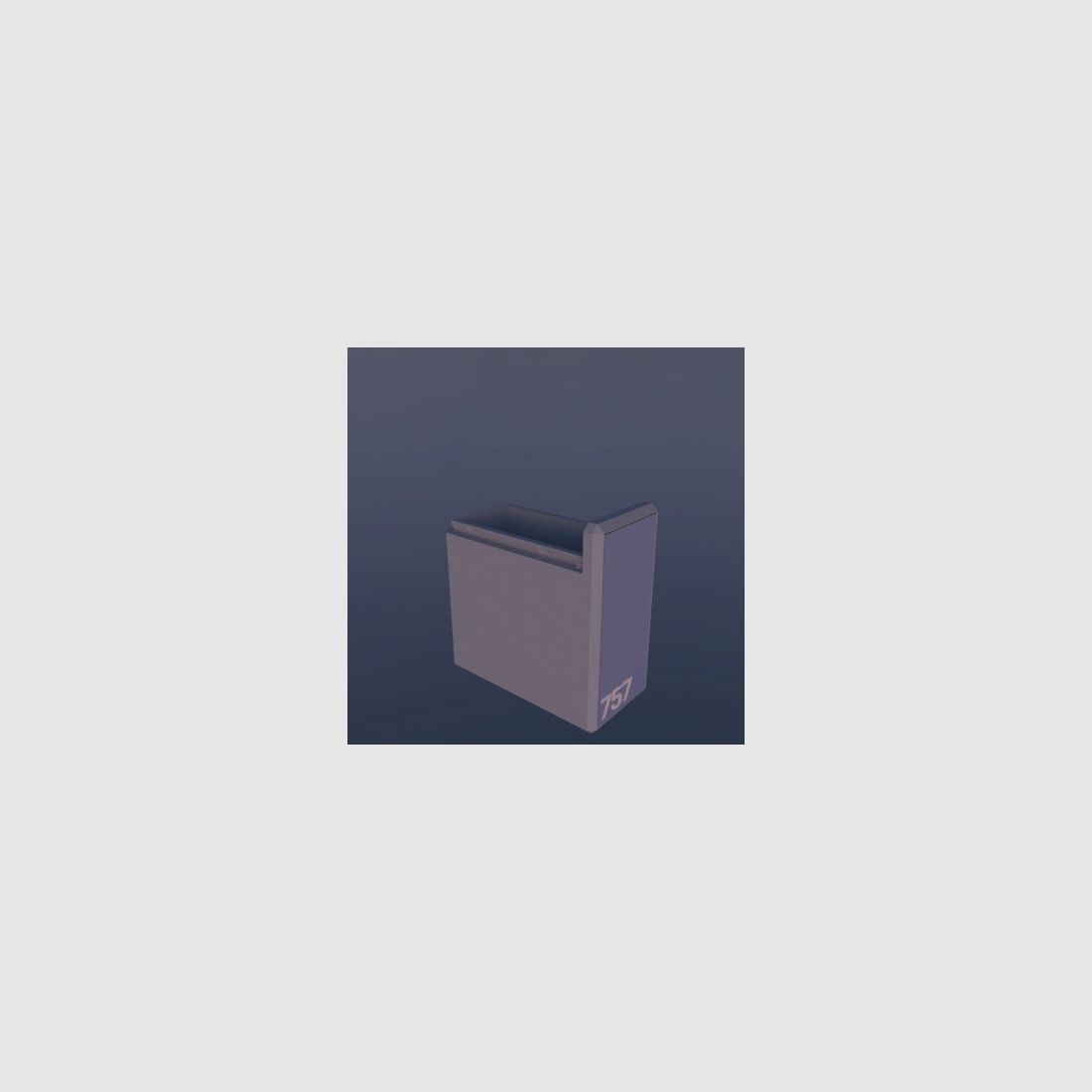 Filamelt ammunition box / 7x57 / 'sliding lid' / cartridge box, ammo box