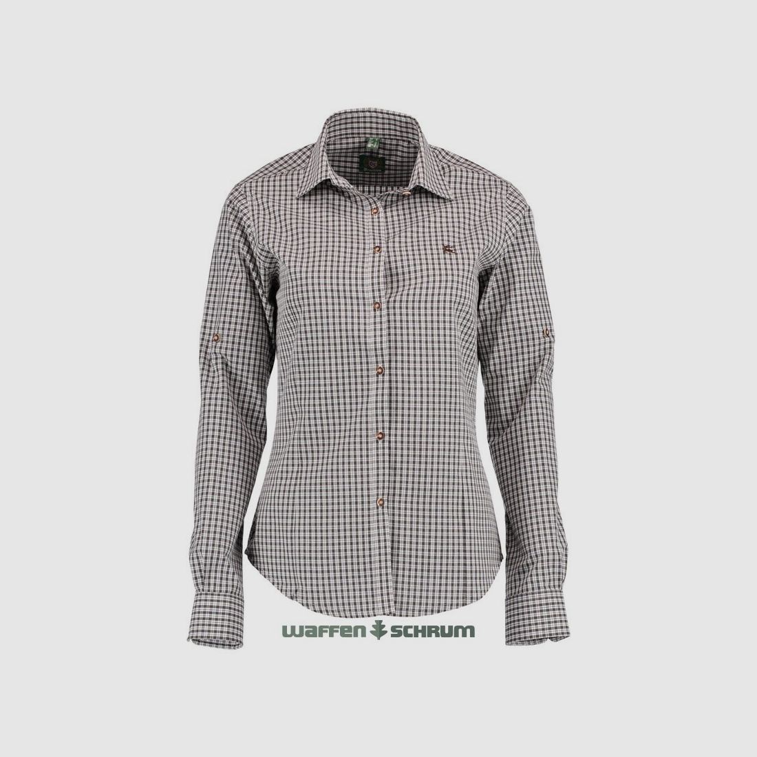 OS Trachten Bluse mit Stick Hirsch