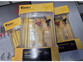 TIMNEY TRIGGER FOR ALPHA GLOCK GEN6, TRIGGER WEIGHT APPROX. 1360GR, STRAIGHT TRIGGER