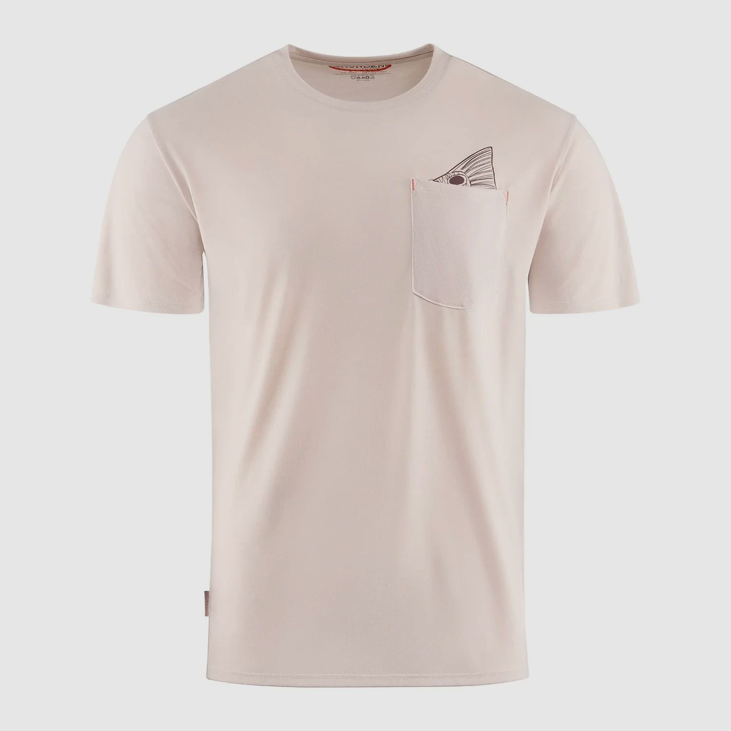 Grundens Species Pocket Tee Bone Heather S