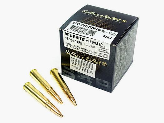 Sellier&Bellot, 303 british, FMJ, 180 grs, 50 szt