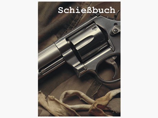 Schießbuch für Sportschützen Motiv Revolver