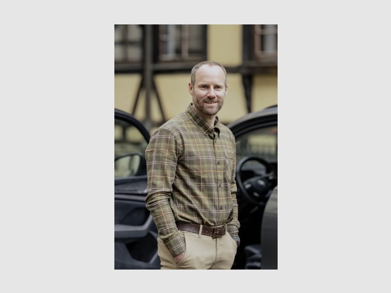 Blaser Julian camicia da uomo in flanella, immagine 5 di 6