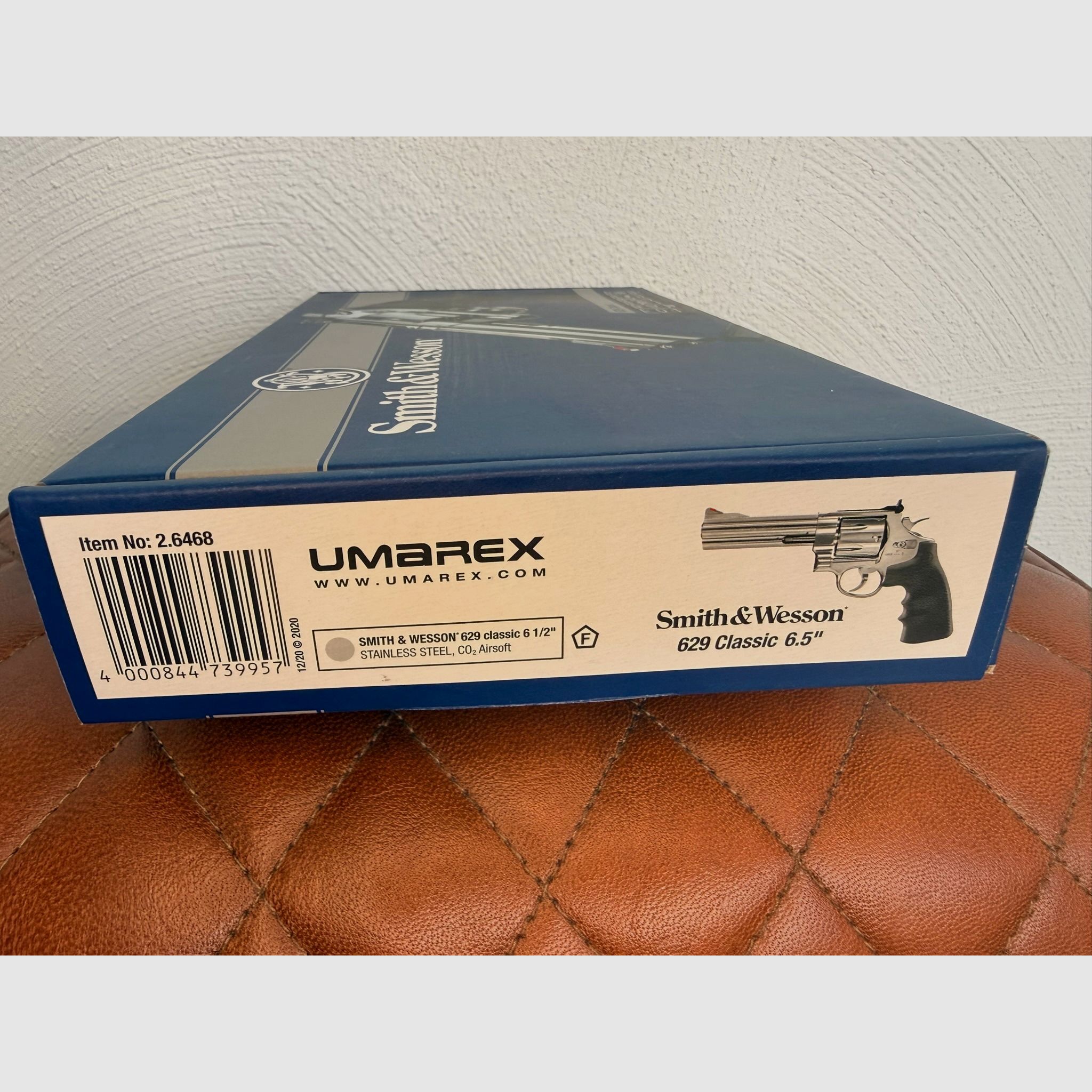Umarex Smith & Wesson 629 Classic 6.5 inch Co2 revolver .177 caliber steel BB