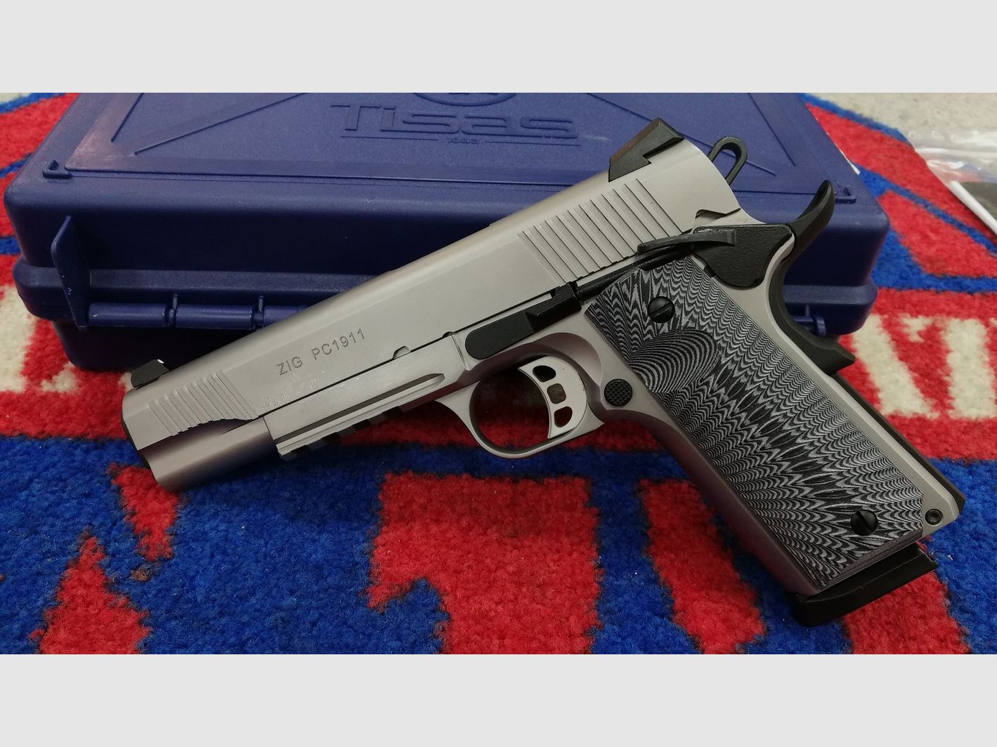 TISAS ZIG PC 1911 Edelstahl Kal. 45 ACP., Bild 1 von 5