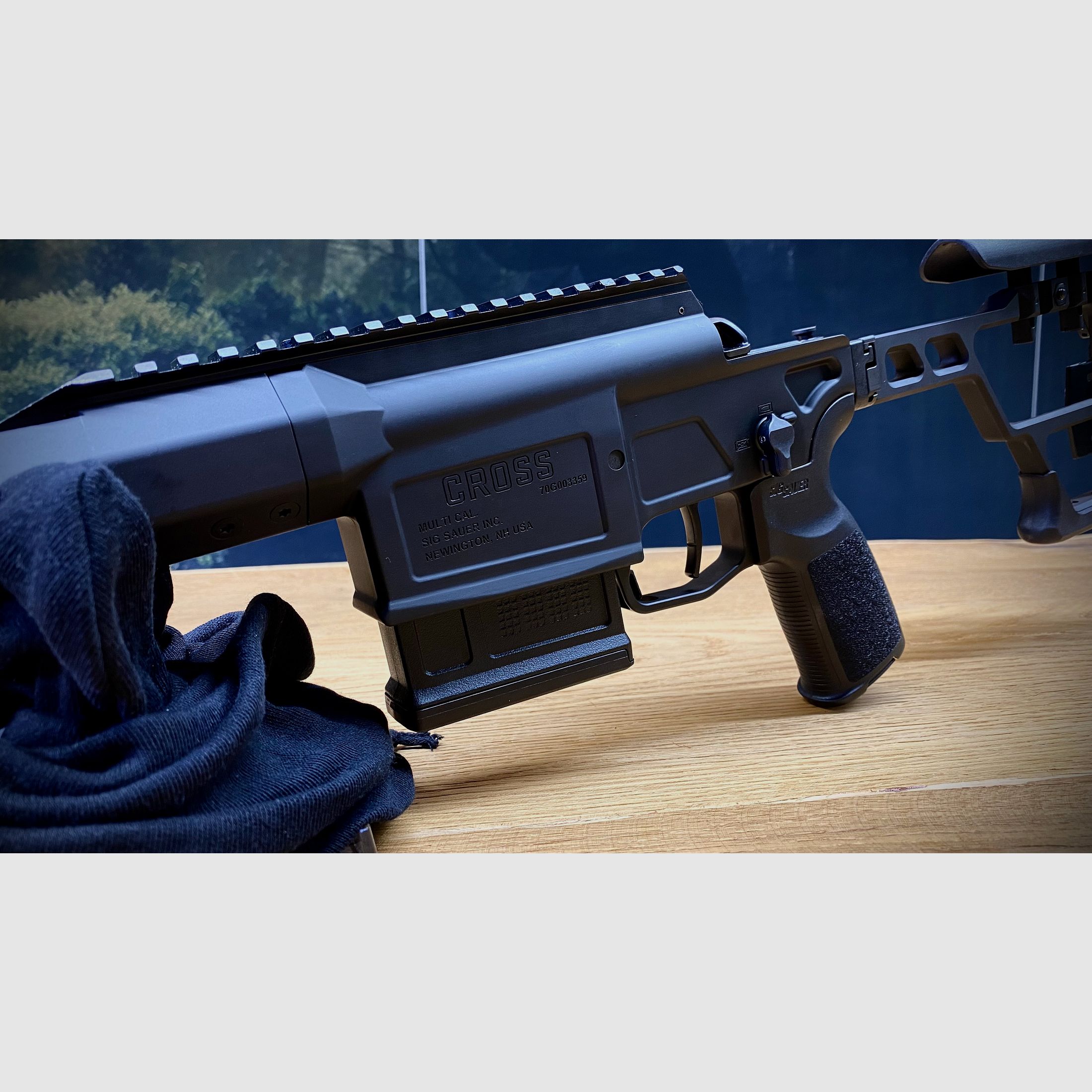 Sig Sauer Cross Rifle / .308 Win. / LL 16" / 5 Schuss Mag. / M-Lok Vorderschaft / Klappschaft 