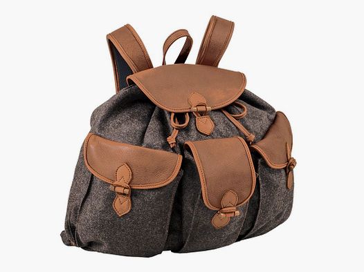 AKAH Rucksack "Loden de Luxe" mit Elch-Leder