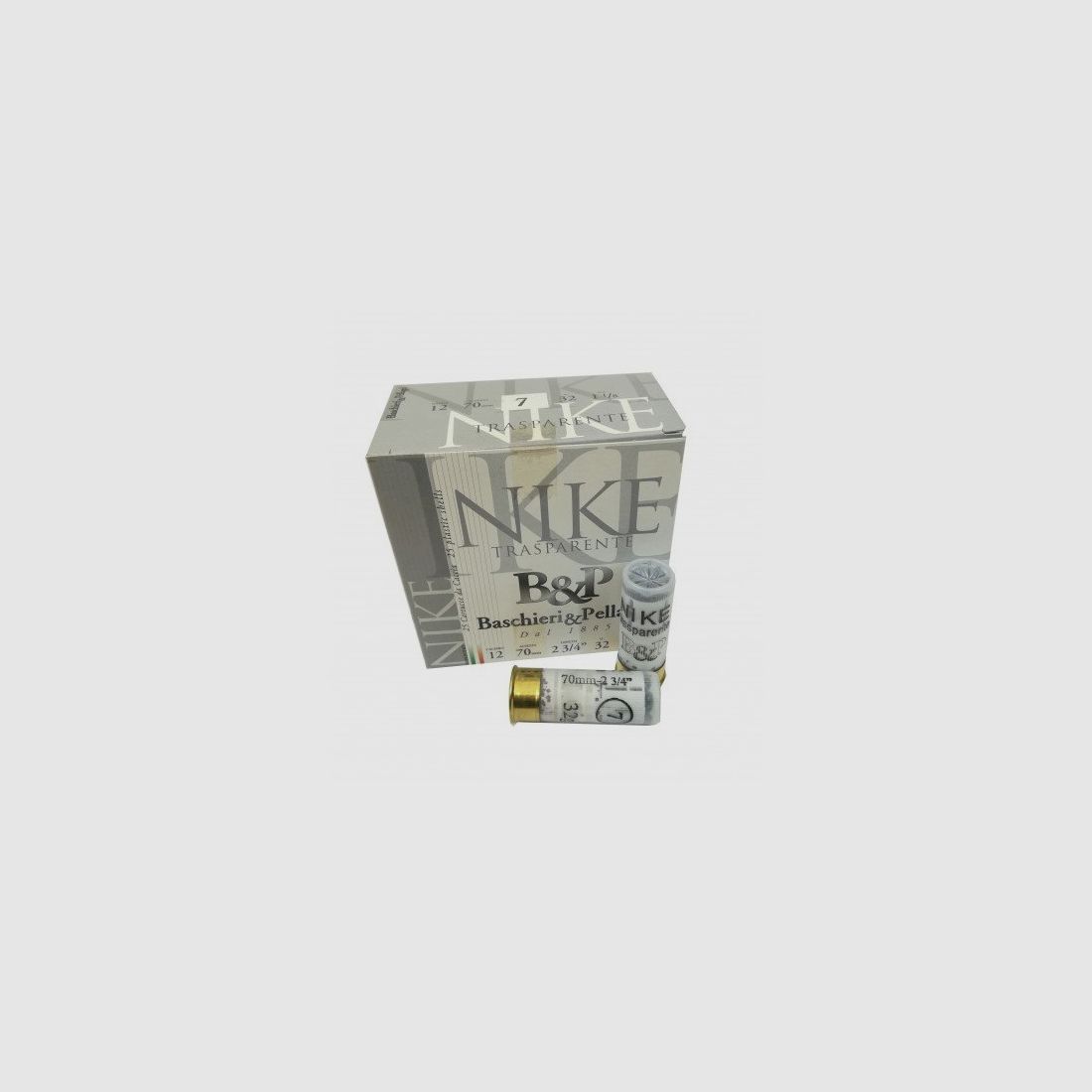 CARTUCHO B&P CAZA NIKE TRANSPARENTE CAL.12 – 32GR.
