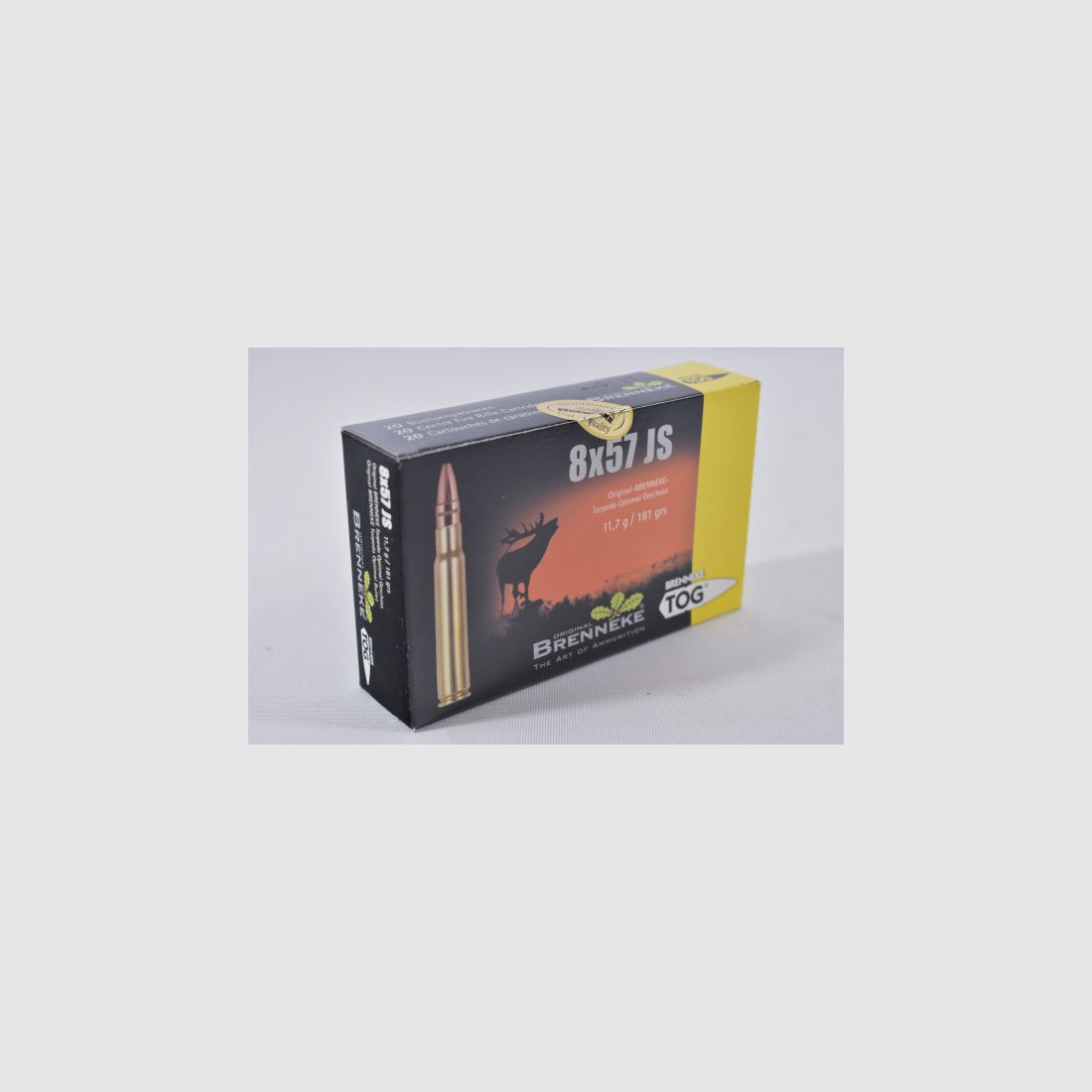 Brenneke 8x57JS 181grs TOG 20STK Munition bleihaltig