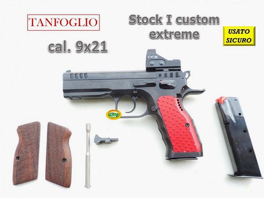 TANFOGLIO Stock I ´´ Custom Extreme ´´ gebraucht Kal.9x21 R.16397