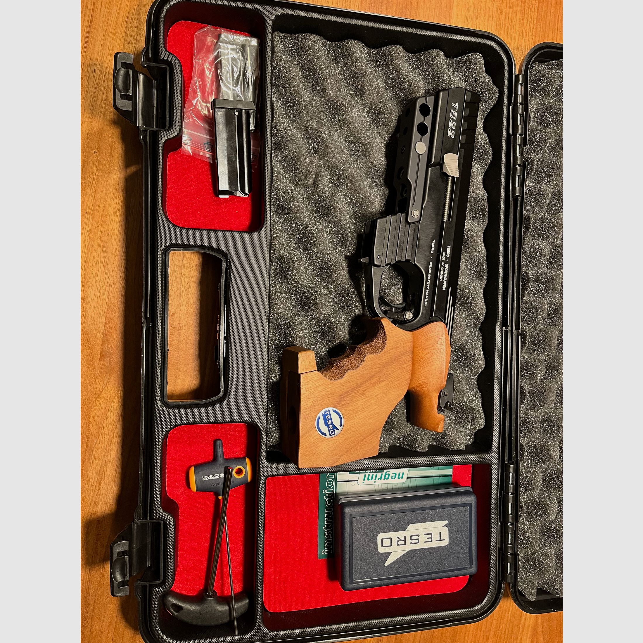 Tesro small caliber sport pistol