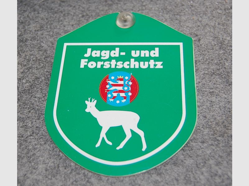 Jagd- und Forstschutz Autoschild * Thüringen *