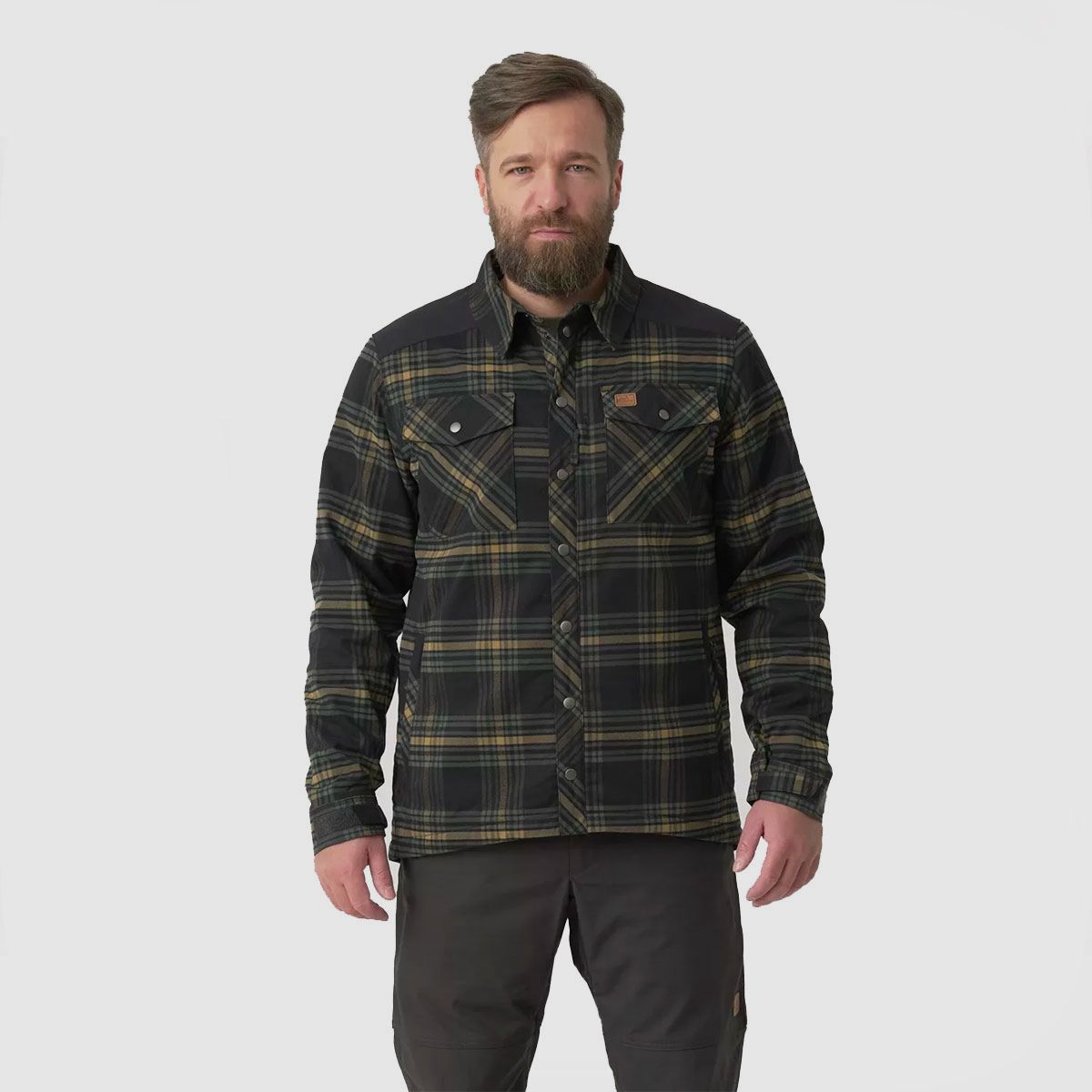 HELIKON-TEX – WARDEN WINTER SHIRT Slate Moorland Plaid, image 2 of 14