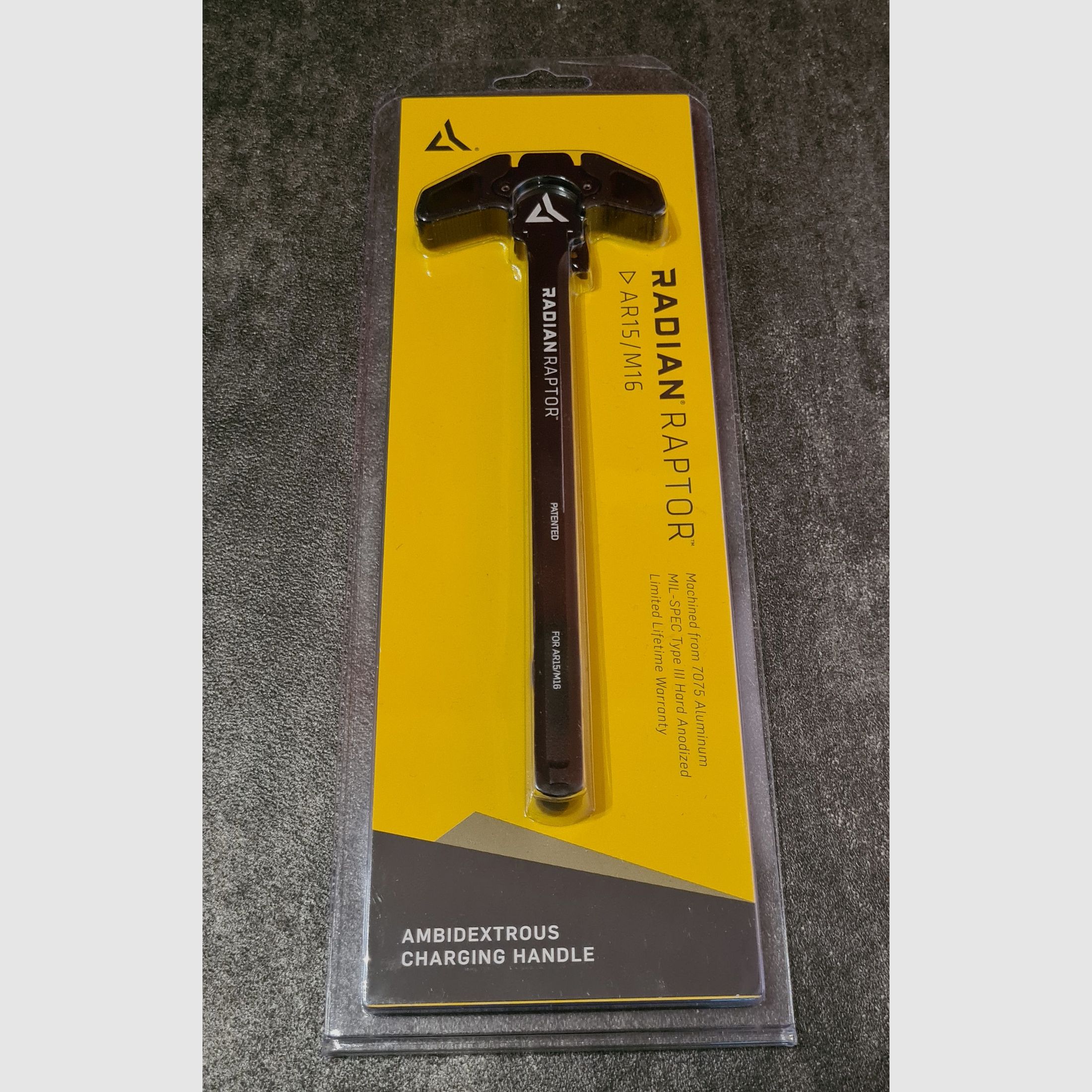 Original Radian Raptor Charging Handle - AR-15 Ladehebel (wie BCM, JP, Geissele, Daniel Defence, LMT, Noveske)