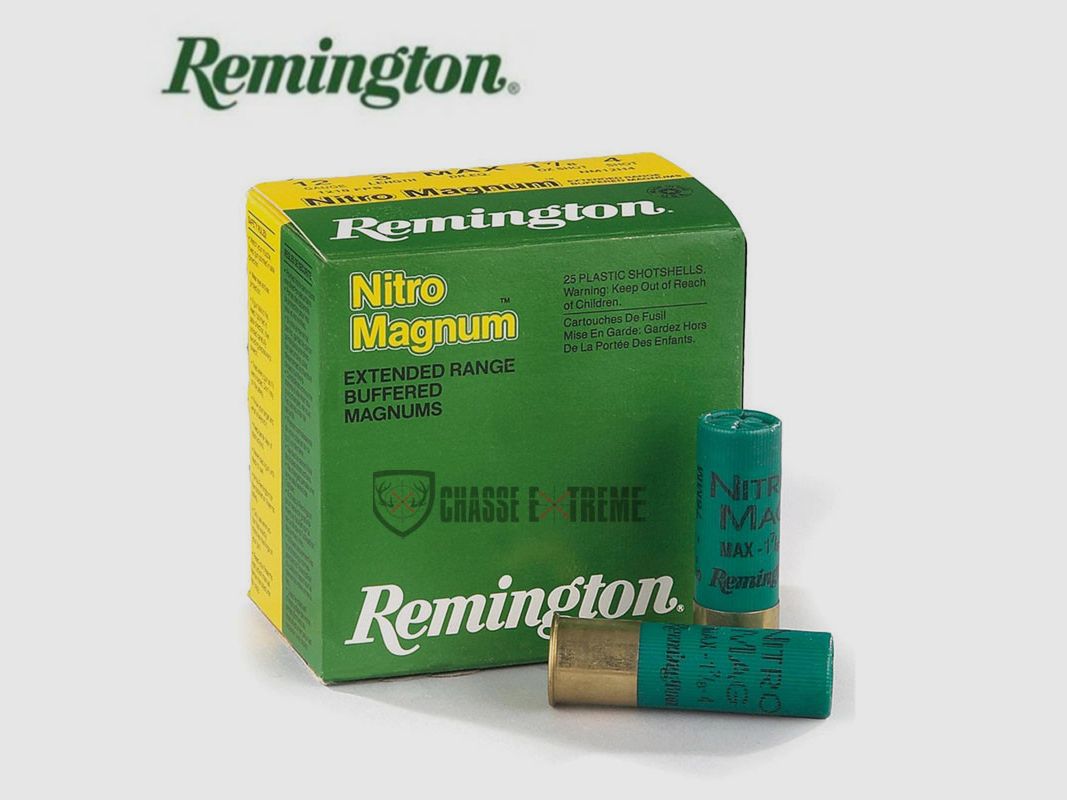 25 cartridges REMINGTON Nitro Magnum Cal 12/70 42.5Gr PB 2