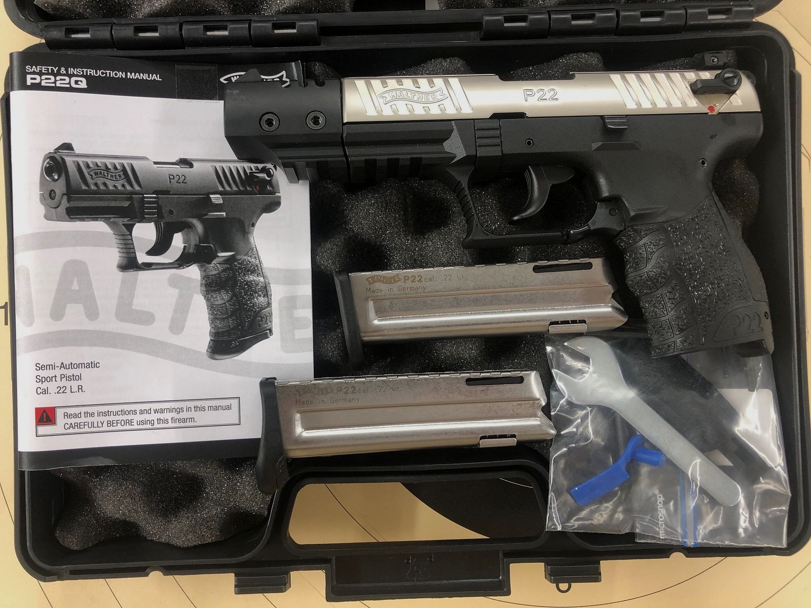 Walther Pistole P22 Q Target 5 " 