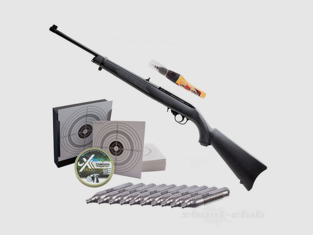 Ruger	 Ruger 10/22 CO2 Gewehr 4,5mm Diabolos im Set