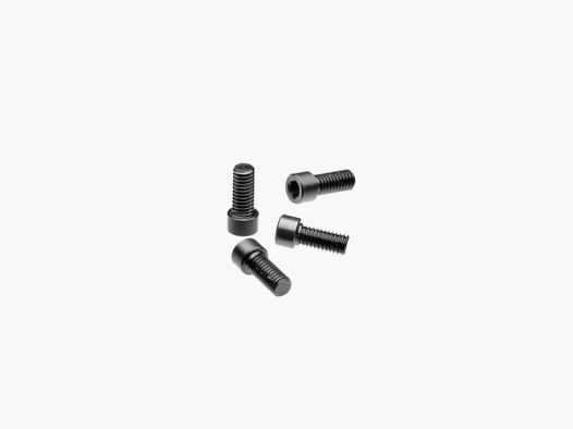 SET 4 SCHRAUBEN FÜR EINFACHE RINGE SCHWARZ