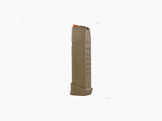 GLOCK Magazin für G19X Coyote 17+2 Zubr. orange