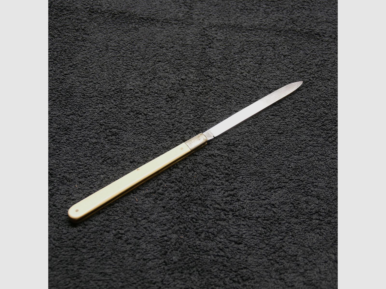 Klappmesser ED. Wüsthof Solingen Dreizack Wurstprobiermesser Rostfrei vintage