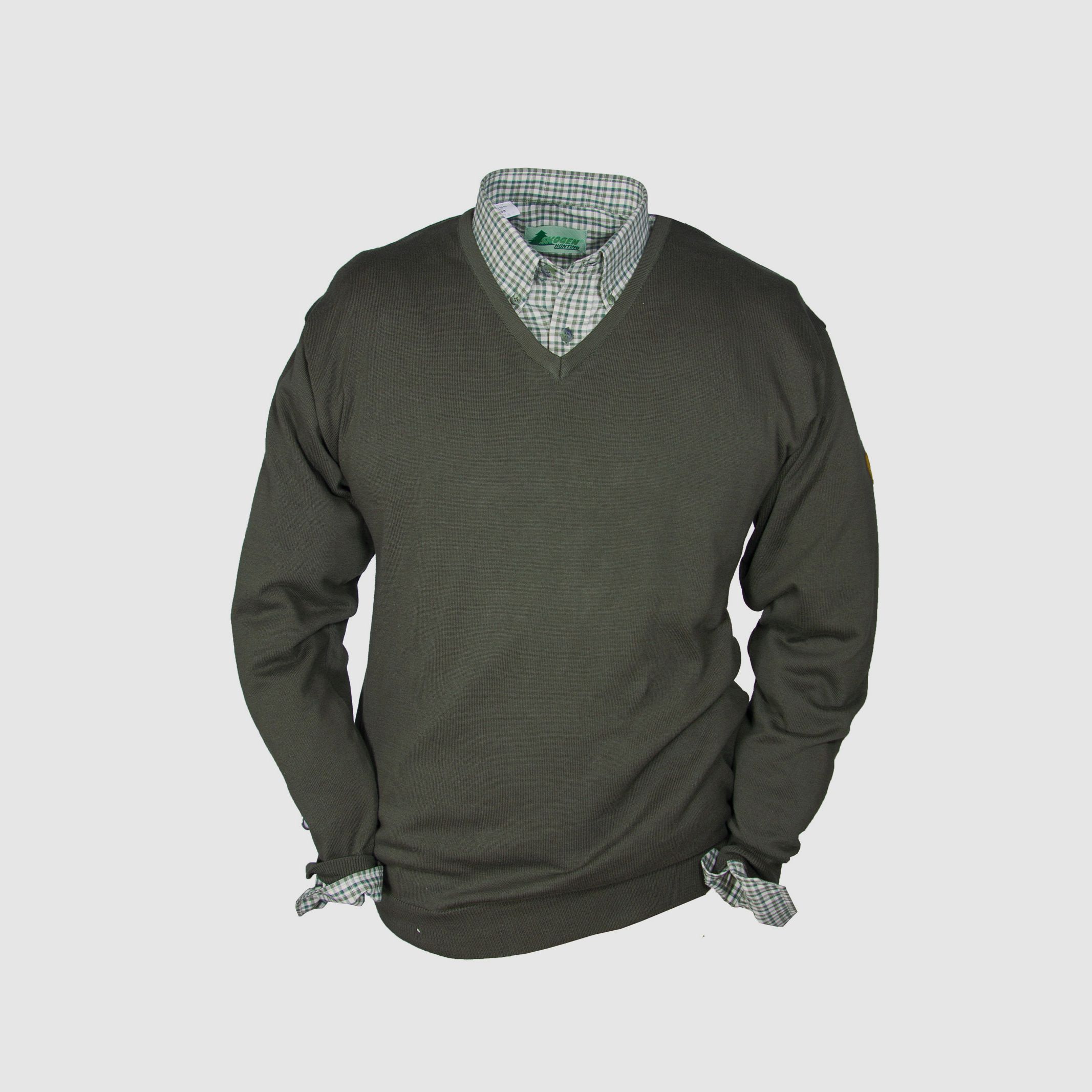 V-Ausschnitt, einfaches Modell - Material: 100% Baumwolle