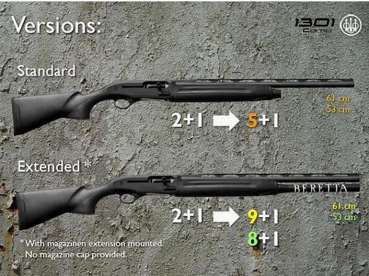 BERETTA Escopeta Semiautomática >60cm Mod. 1301 Competition 12/76 LL 61cm OCHP