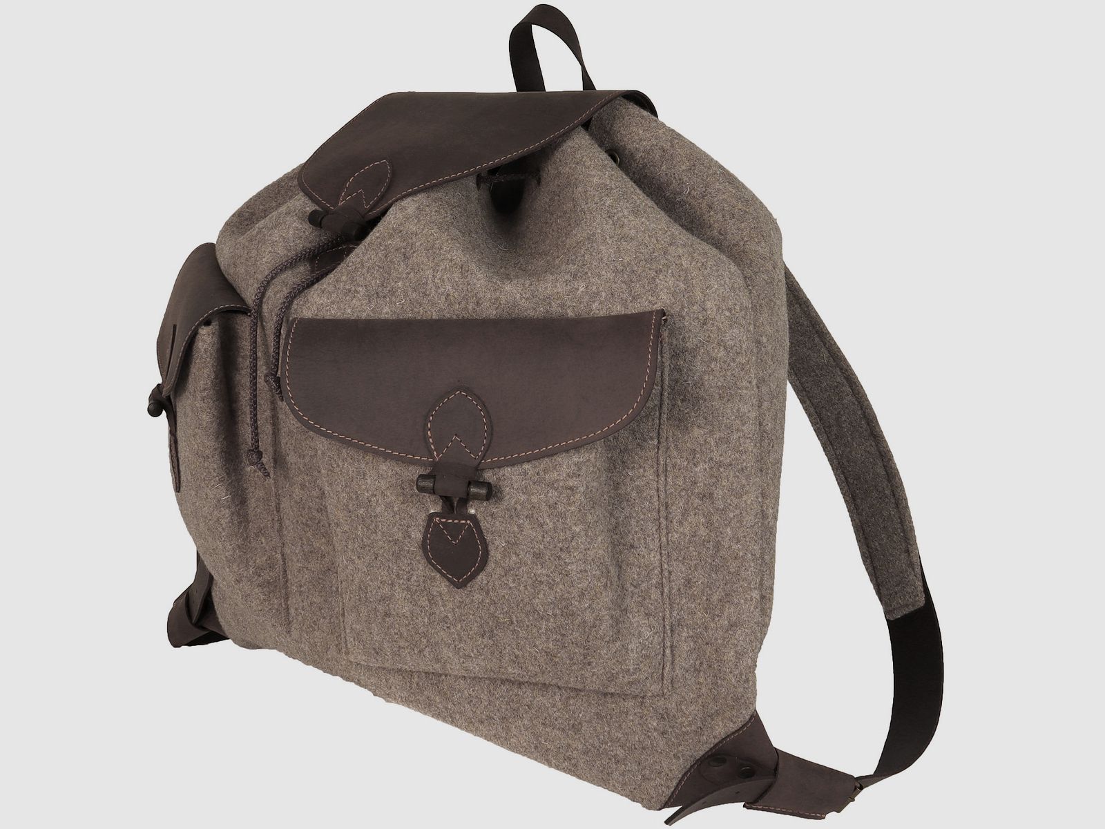 Mochila de fieltro de lana silenciosa