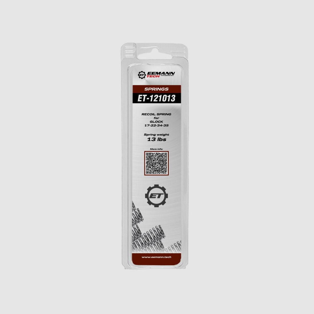 Eemann Tech recoil spring for GLOCK 17-22-34-35, spring weight: 16 lbs, image 2 of 3