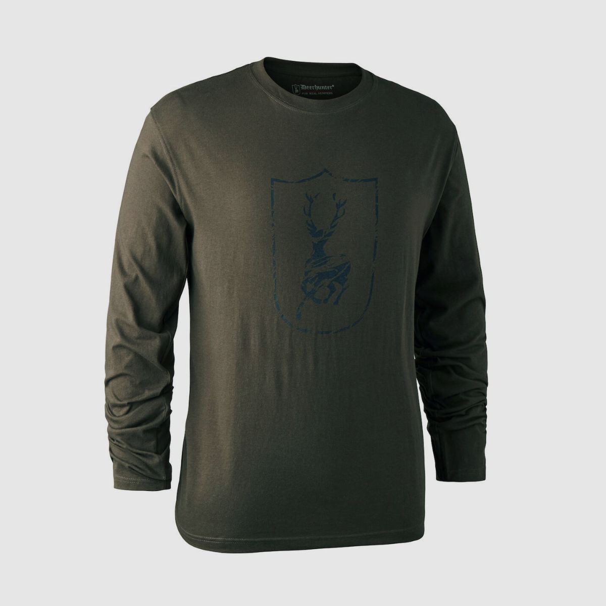 DEERHUNTER Logo T-Shirt mit langen Ärmeln