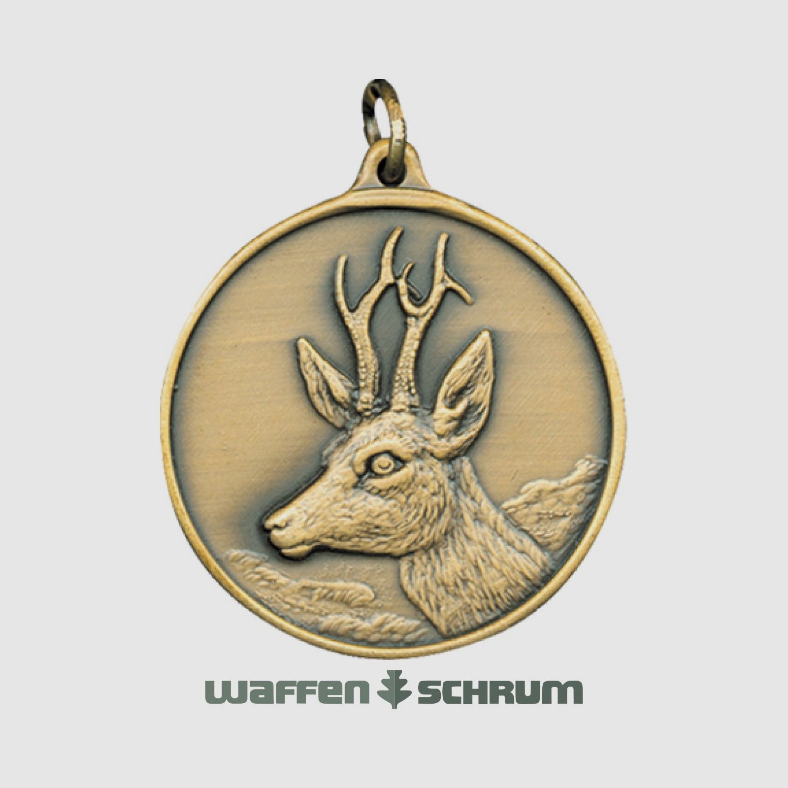 Steinhauer&Lück Jagdmedaille Bock 40 mm Bronzefarbig