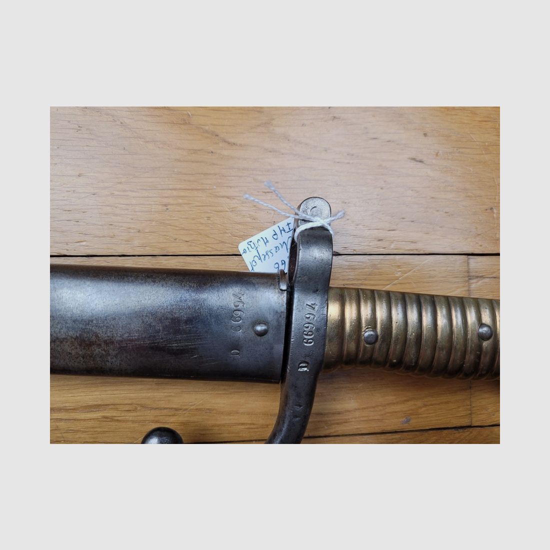 Sehr schöne Chassepot-Bajonett – Kaiserliche Manufaktur Mützig – März 1868 – mit Nummer – Perfekter Zustand, Bild 8 von 13