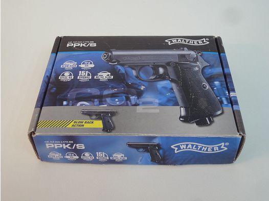 Walther PPK/s luchtpistool co2