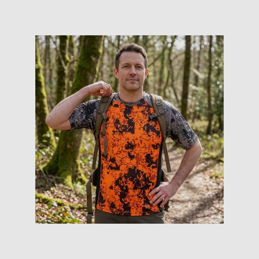 T-Shirt Spandex Elasthan schnelltrocknend Bewegungskomfort, Bild 2 von 4