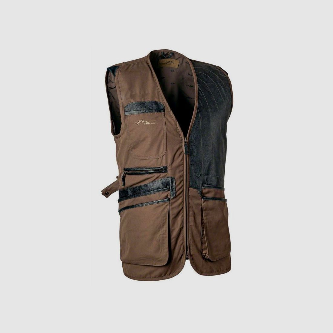 Blaser Ganzjahresschießweste Links Braun/ Oliv