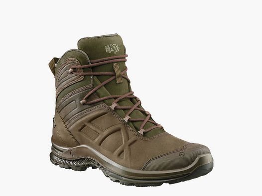 HAIX Herren Outdoorstiefel BLACK EAGLE Nature GTX mid braun/grün