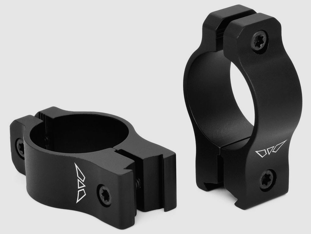 WARNE VAPOR Ringpaar 1″ für 11-mm-Schiene [fest] – mittel