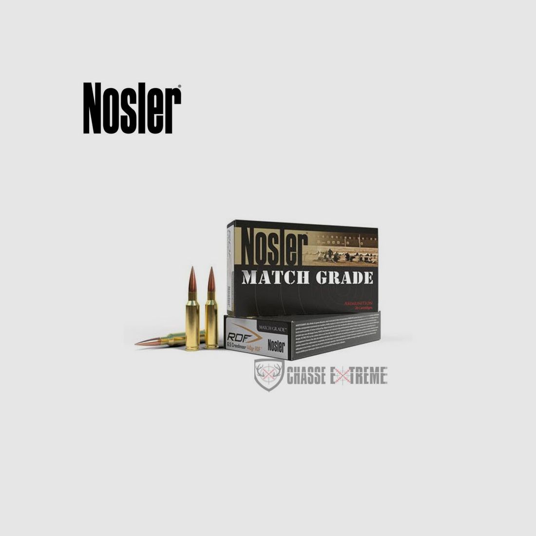 20 Nabojów NOSLER MGA Kal 6,5 mm Creedmoor 140gr RDF HPBT