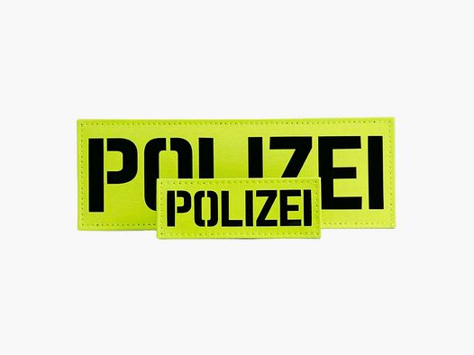 TERRA B® PATCH SET POLIZIA "Black Edition"