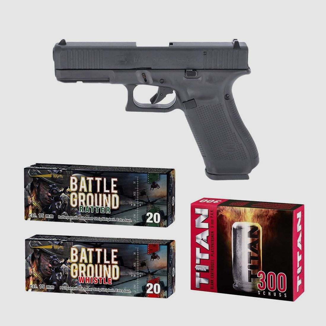 Firecracker set New Year's Eve Glock 17 Gen5