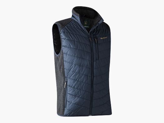 Gilet rembourré Deerhunter Moor avec tricot Bleu foncé 3XL