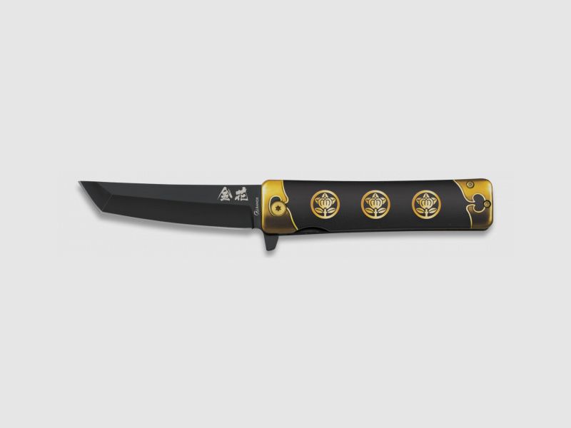 Federunterstütztes Taschenmesser Japan Design Tanto Stil Gürtelclip
