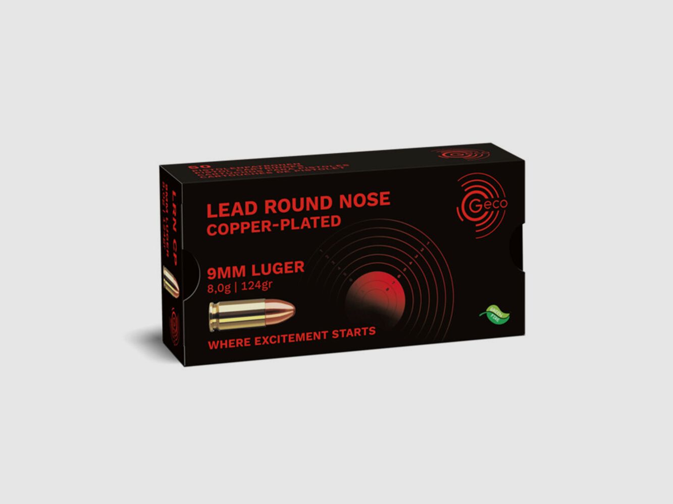 Geco GECO LRN Verkupfert 124grs SX
