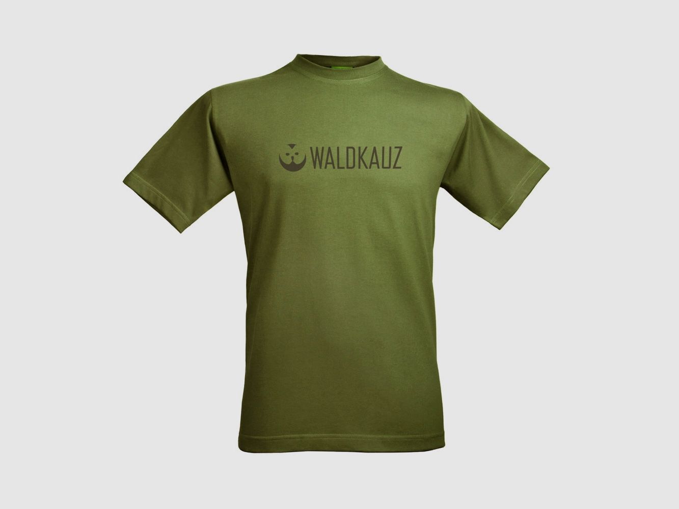 Herren T-Shirt, "Logo" moosgrün